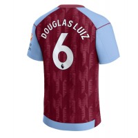 Camisa de Futebol Aston Villa Douglas Luiz #6 Equipamento Principal 2023-24 Manga Curta